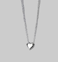 Charger l'image dans la galerie, Collier ANNA cœur en acier inoxydable argenté | Accessori