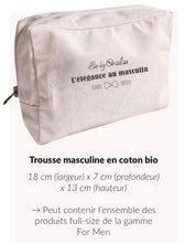 Load image into Gallery viewer, Trousse masculine en coton bio vide - For Men by Oxalia