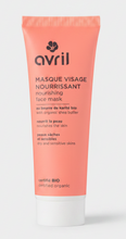 Load image into Gallery viewer, Masque Visage Nourrissant Certifié Bio AVRIL – Karié Bio, Aloe Vera Bio & Cire d'Abeille Bio – Peaux Sèches & Sensibles – 50ml