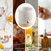 Lade das Bild in den Galerie-Viewer, Brûle parfum & fondants ARBRE DE VIE - Céramique - Zen'Arôme