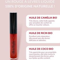 Load image into Gallery viewer, Rouge à Lèvres Liquide 100% Naturel – Fini Semi-Mat & Nourrissant – 8 Teintes – 8,5ml – Oxalia