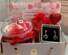 Charger l'image dans la galerie, Box Saint-Valentin Premium - Bougie & Bijou Cristaux d'Autriche
