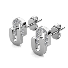 Lade das Bild in den Galerie-Viewer, Boucles d'oreilles UNION – Or, Or Rose & Argent & Cristal Autrichien | MYC Paris