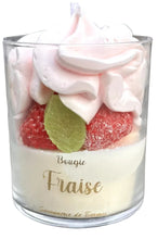 Load image into Gallery viewer, Bougie Tiramisu Fraise 160g – Savonnerie de Bormes | Cire Végétale