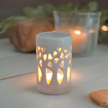 Lade das Bild in den Galerie-Viewer, Brûle parfum FORÊT Gris - Diffuseur Céramique pour Cire, fondants & Huiles - Zen'Arôme