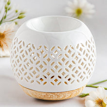 Lade das Bild in den Galerie-Viewer, Bruleur parfum QIANBI pour fondants & parfums - Céramique - Zen'Arôme