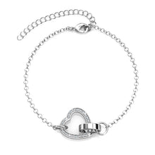 Charger l'image dans la galerie, Parure LOCKED HEART LOVETT – Argent & Cristal Autrichien | MYC Paris