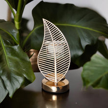 Lade das Bild in den Galerie-Viewer, Brûleur à huile et fondant parfumé PALME - métal & verre - Zen'Arôme