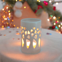 Lade das Bild in den Galerie-Viewer, Brûle parfum FORÊT Gris - Diffuseur Céramique pour Cire, fondants & Huiles - Zen'Arôme