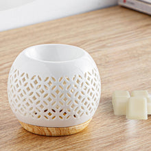 Lade das Bild in den Galerie-Viewer, Bruleur parfum QIANBI pour fondants & parfums - Céramique - Zen'Arôme