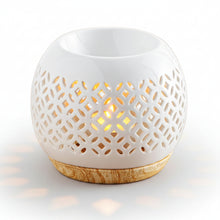 Load image into Gallery viewer, Bruleur parfum QIANBI pour fondants & parfums - Céramique - Zen'Arôme