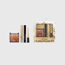 Load image into Gallery viewer, Coffret Maquillage FESTIVE ESSENTIALS SET – Palette 5 FAP + 2 Mascaras + Eyeliner – Regard Captivant Fêtes – JOZZ BEAUTY