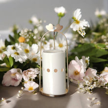 Lade das Bild in den Galerie-Viewer, Brule parfum original AMOUR - Métal doré, verre & céramique - Zen'Arôme