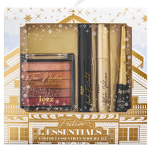 Charger l'image dans la galerie, Coffret Maquillage FESTIVE ESSENTIALS SET – Palette 5 FAP + 2 Mascaras + Eyeliner – Regard Captivant Fêtes – JOZZ BEAUTY