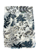 Charger l'image dans la galerie, Foulard motif végétal avec dorure