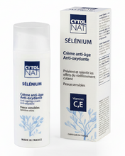 Load image into Gallery viewer, Crème Anti-Âge Sélénium Marin – Vitamines C & E – Peaux Sensibles – 40ml – CYTOLNAT