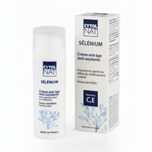 Lade das Bild in den Galerie-Viewer, Anti-Aging-Creme mit Selen für empfindliche Haut mit den Vitaminen A, C und E – 40 ml – CYTOLNAT