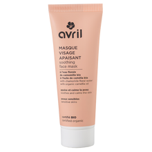 Load image into Gallery viewer, Masque Apaisant à l'eau florale de camomille bio à l'huile de camélia bio - 50ml - AVRIL