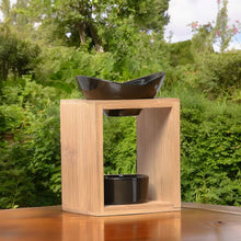 Lade das Bild in den Galerie-Viewer, Brûle-Parfum zen KALOS Noir - Bambou & Céramique - Zen'Arôme