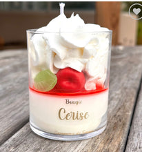 Load image into Gallery viewer, Bougie Chantilly Cerise 170g – Savonnerie de Bormes | Cire Végétale