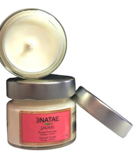 Charger l'image dans la galerie, Bougie Parfumée JAVARI – Mangue & Vanille – Cire Végétale Soja & Coco – 20h – 75g – ENATAE