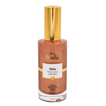 Charger l'image dans la galerie, Huile Corps Pailletée Divine – Reflets Dorés & Parfum Monoï – 50ml – Oxalia