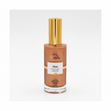Load image into Gallery viewer, Huile Corps Pailletée Divine – Reflets Dorés & Parfum Monoï – 50ml – Oxalia