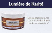 Charger l'image dans la galerie, LUMIERE DE KARITE Beurre fondant pailleté pour le corps - 200ml - OXALIA