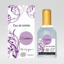 Load image into Gallery viewer, Eau de Toilette O'SUBLIME – Bergamote, Rose & Vanille – 100% Naturelle – Certifiée ECOCERT – 110ml – BIO4YOU