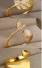 Lade das Bild in den Galerie-Viewer, MARA Chirurgenstahl & Onyx Ring - ACCESSORI