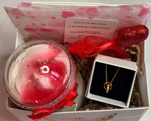 Charger l'image dans la galerie, Box Saint-Valentin Premium - Bougie & Bijou Cristaux d'Autriche