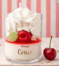 Load image into Gallery viewer, Bougie Chantilly Cerise 170g – Savonnerie de Bormes | Cire Végétale