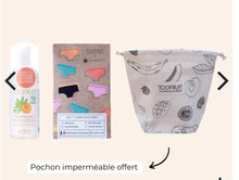Charger l'image dans la galerie, Kit routine pour la période des premières règles MON POCHON 1ières REGLES - TOO FRUIT