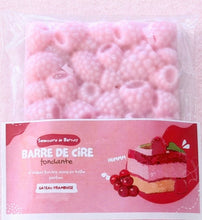 Load image into Gallery viewer, Tablette de Cire Fondante – Gâteau de Framboise • 60 g | Savonnerie de Bormes