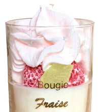 Load image into Gallery viewer, Bougie Tiramisu Fraise 160g – Savonnerie de Bormes | Cire Végétale