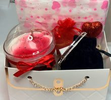 Charger l'image dans la galerie, Box Saint-Valentin Premium - Bougie & Bijou Cristaux d'Autriche