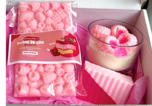 Load image into Gallery viewer, Tablette de Cire Fondante – Gâteau de Framboise • 60 g | Savonnerie de Bormes