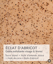 Load image into Gallery viewer, Gelée exfoliante visage & lèvres ECLAT D'ABRICOT - 75ml - OXALIA