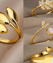 Lade das Bild in den Galerie-Viewer, MARA Chirurgenstahl & Onyx Ring - ACCESSORI