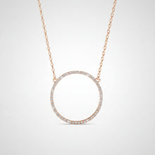 Load image into Gallery viewer, Parure OLINA - Or rosé & Cristal