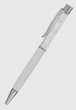 Charger l'image dans la galerie, Stylo métal rhodié & cristal de Bohême - MCY Paris