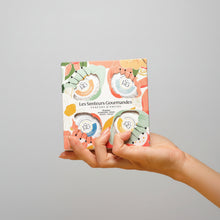 Load image into Gallery viewer, Coffret 4 Savons Parfumés – Vanille, Monoï, Néroli & Agrumes – 97% Naturel – 4x70g – LES SENTEURS GOURMANDES