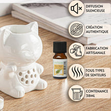 Lade das Bild in den Galerie-Viewer, Brûle parfum & fondant LE CHAT - Céramique - Zen'Arôme