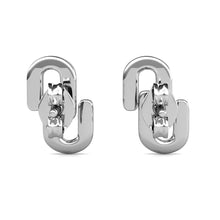 Lade das Bild in den Galerie-Viewer, Boucles d'oreilles UNION – Or, Or Rose & Argent & Cristal Autrichien | MYC Paris
