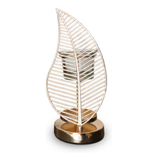 Lade das Bild in den Galerie-Viewer, Brûleur à huile et fondant parfumé PALME - métal & verre - Zen'Arôme