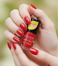 Charger l'image dans la galerie, Vernis à Ongles HAPPY NAILS ROUGE TENDANCE VINTAGE RED – Végan, Respirant & Formule 20-FREE – 5ml – BENECOS