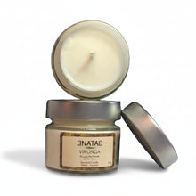 Charger l'image dans la galerie, Bougie Parfumée VIRUNGA – Vanille & Noix de Coco – Cire Végétale Soja & Coco – 20h – 75g – ENATAE