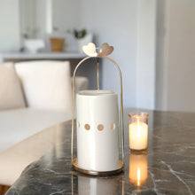 Lade das Bild in den Galerie-Viewer, Brule parfum original AMOUR - Métal doré, verre & céramique - Zen'Arôme