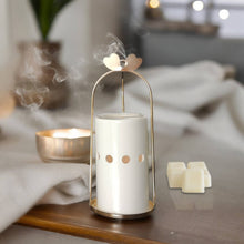 Lade das Bild in den Galerie-Viewer, Brule parfum original AMOUR - Métal doré, verre & céramique - Zen'Arôme