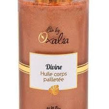 Charger l'image dans la galerie, Huile Corps Pailletée Divine – Reflets Dorés & Parfum Monoï – 50ml – Oxalia